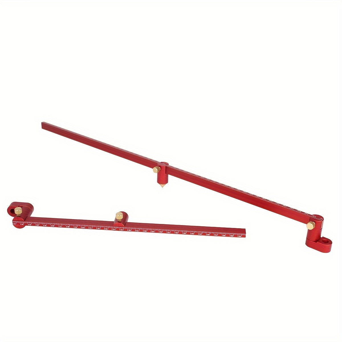 Woodworking Scribing Gauge with Center Finder Aluminum Alloy Circle Ruler for Woodturners