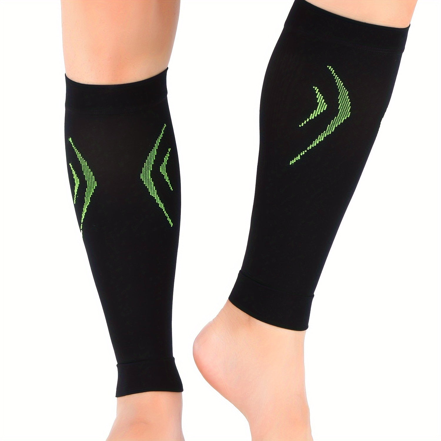 Men Women Calf Compression Sleeves 15-20mmHg Leg Footless Socks Summer