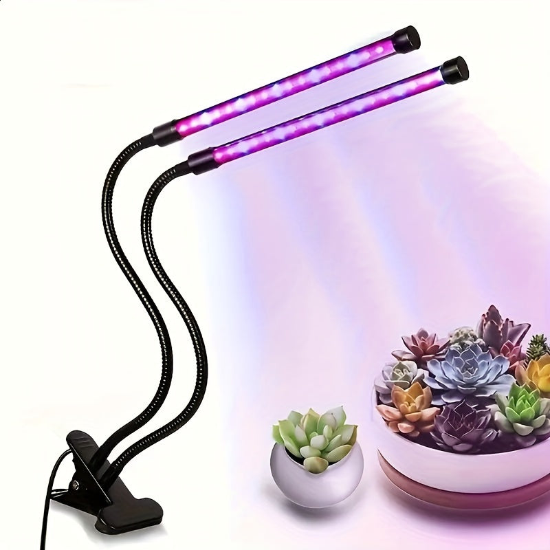LED Grow Light Full Spectrum 6000K White Red Dimmable Auto Timer Indoor Plants