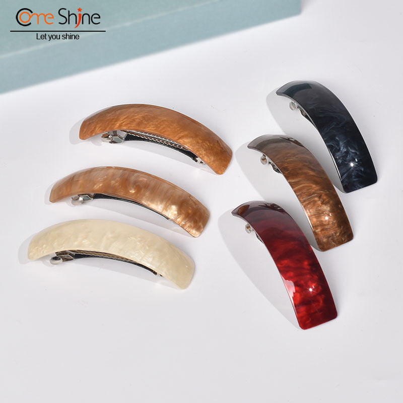 Multi-Color Hair Clip Set for Women and Girls, 6 Pieces, Ponytail Barrettes