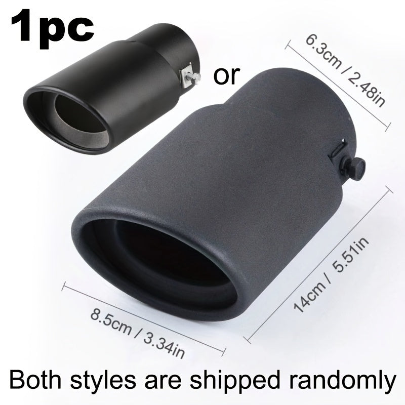 Универсальные нержавеющие стальные насадки на выхлопную трубу автомобиля хром, радужное золото, прочные