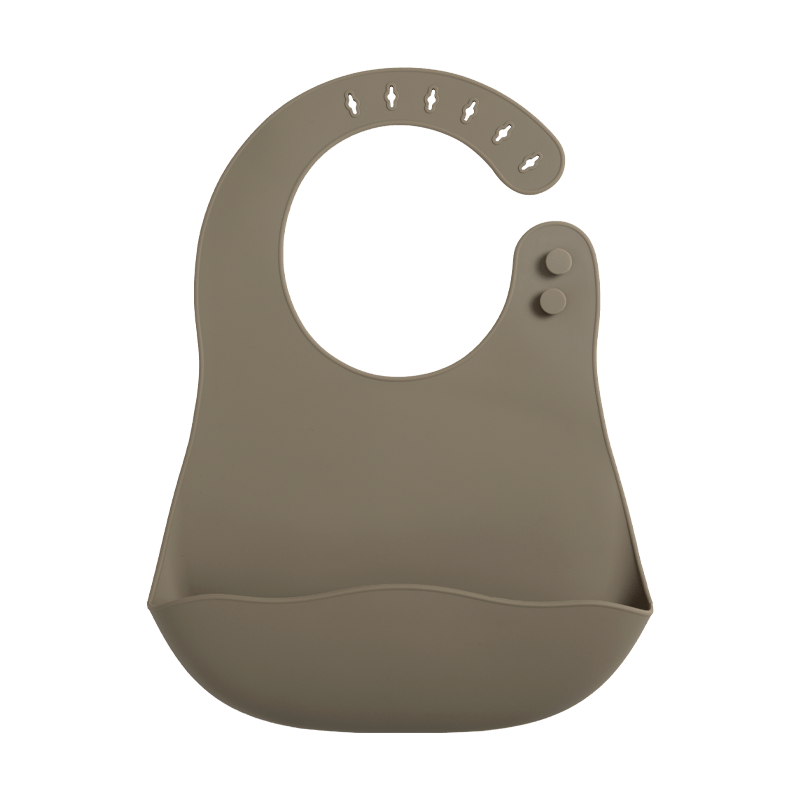 Adjustable Waterproof Baby Bibs for Infants Soft Silicone with Pocket