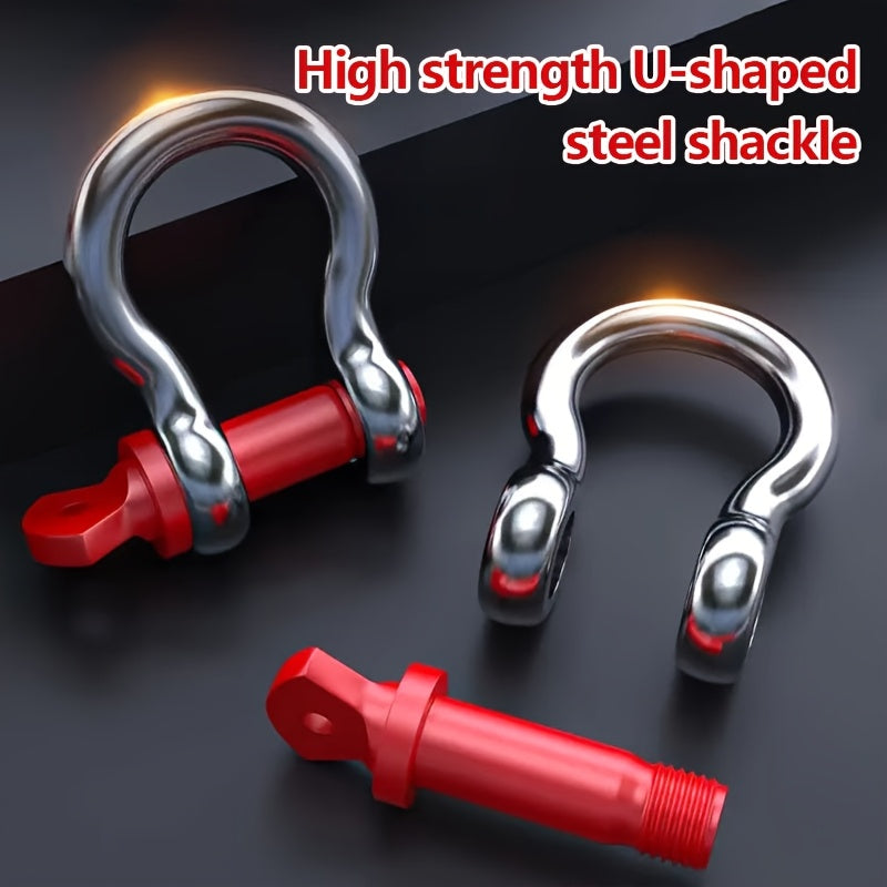 Og'ir yuk Polyamid Tov Rope Seti Off-Road Qayta tiklash uchun SUV transport vositasi bilan po'latdan yasalgan kancalar bilan