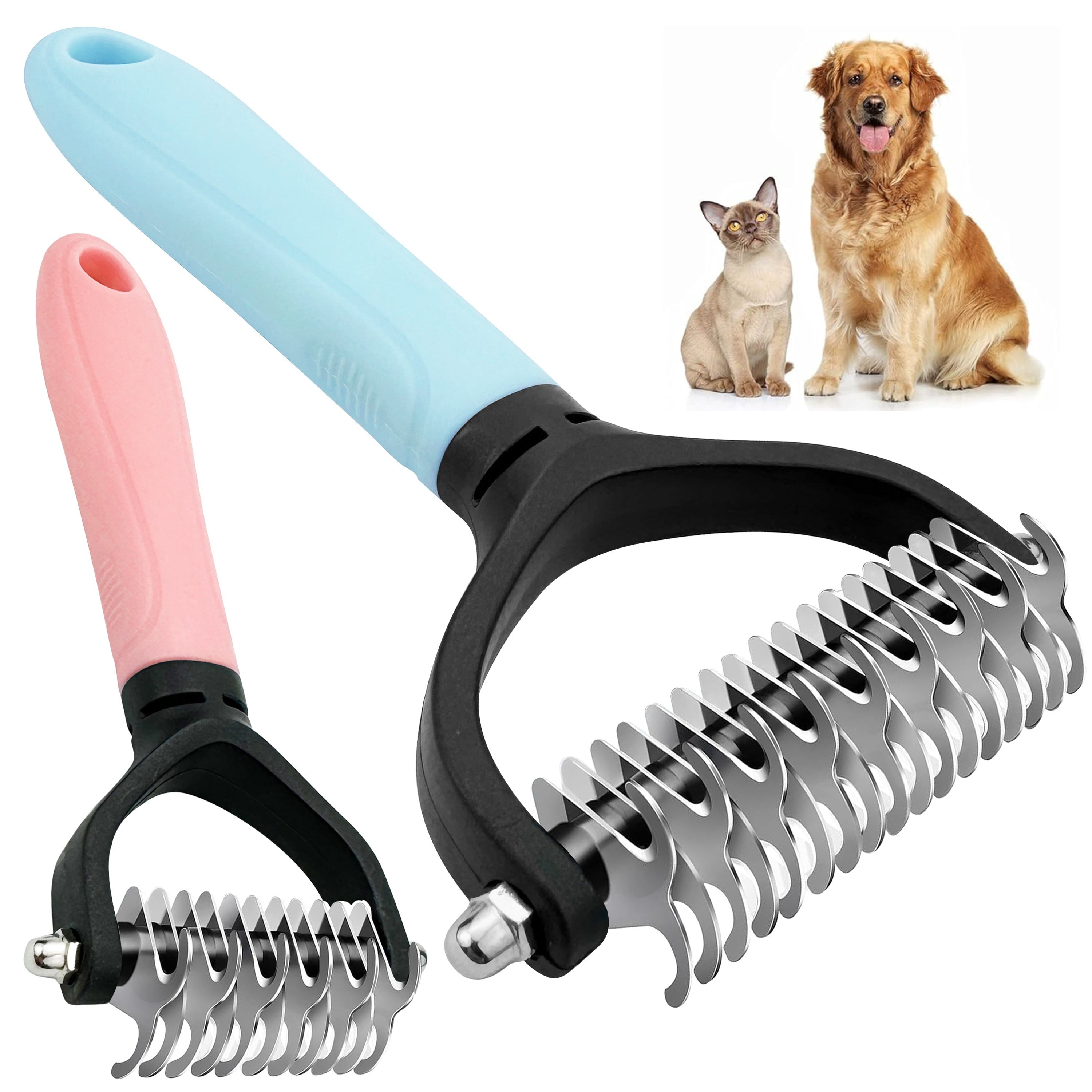 Stainless Steel Pet Comb for Cats and Dogs Tangles and Mats Removal Durable Grooming Tool