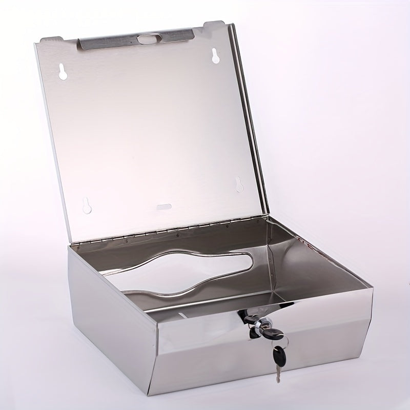 Stainless Steel Wall Mount Paper Towel Dispenser for Bathroom and Commercial Use