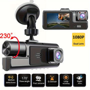 HD 1080P Dash Cam for Cars with Wide Angle Night Vision G-Sensor Loop Recording