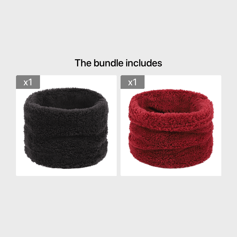 Cubierta de cuello alto cálida de invierno para hombres y mujeres, bucle único, unisex