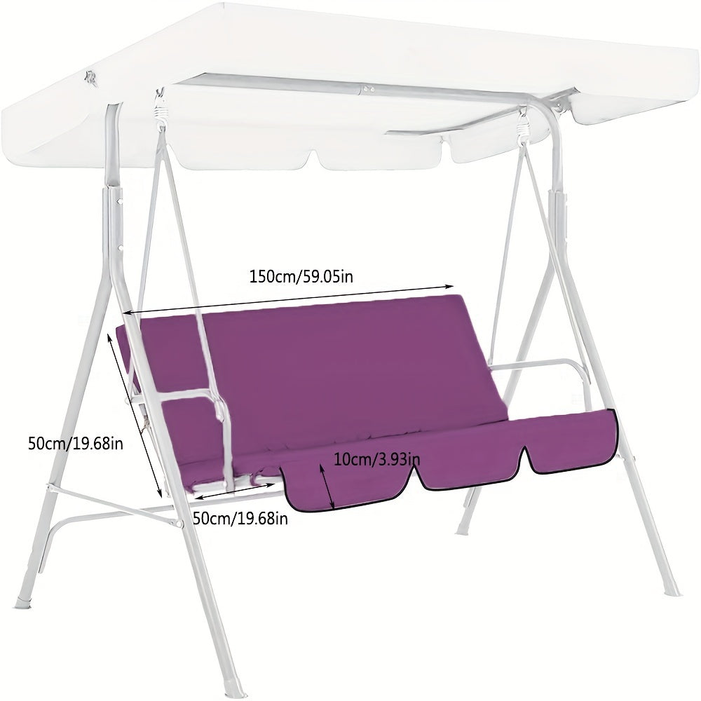 Outdoor Waterproof Swing Bench Cover Red Fabric Patio Dustproof Rainproof