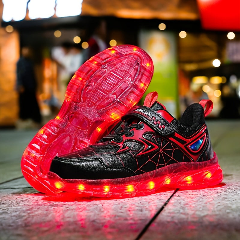 Children's LED Light-Up Shoes for Boys and Girls All-Season Breathable Durable