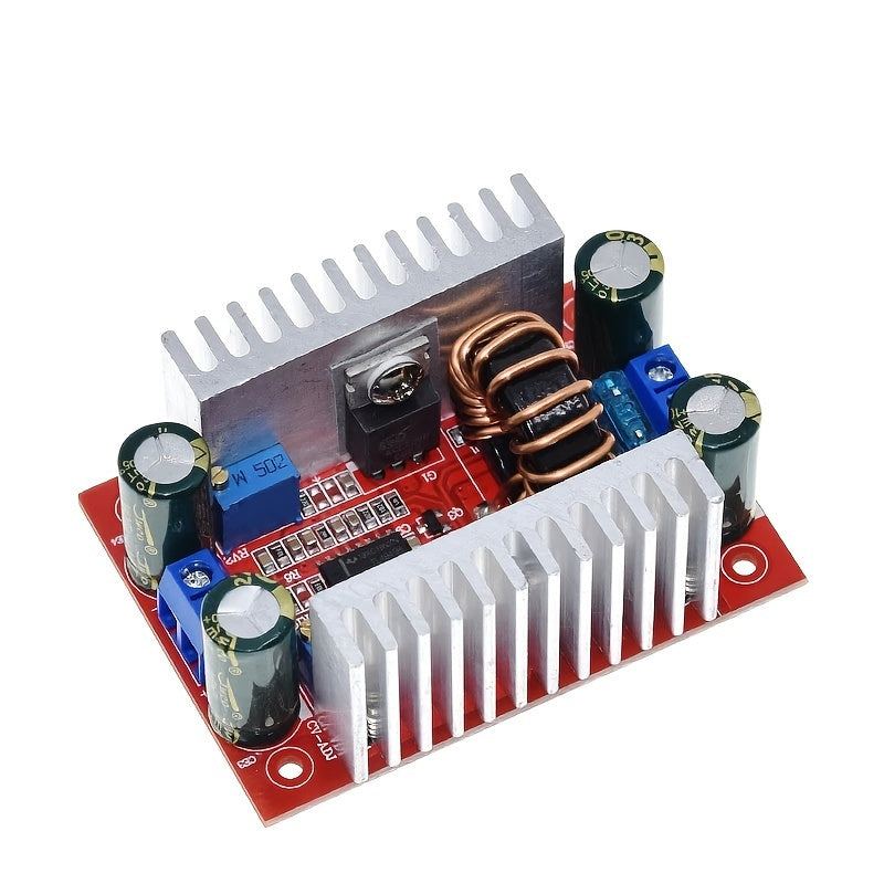 400W 15A DC-DC Boost Converter with Adjustable Voltage and Current for LED Lighting and Power Supply