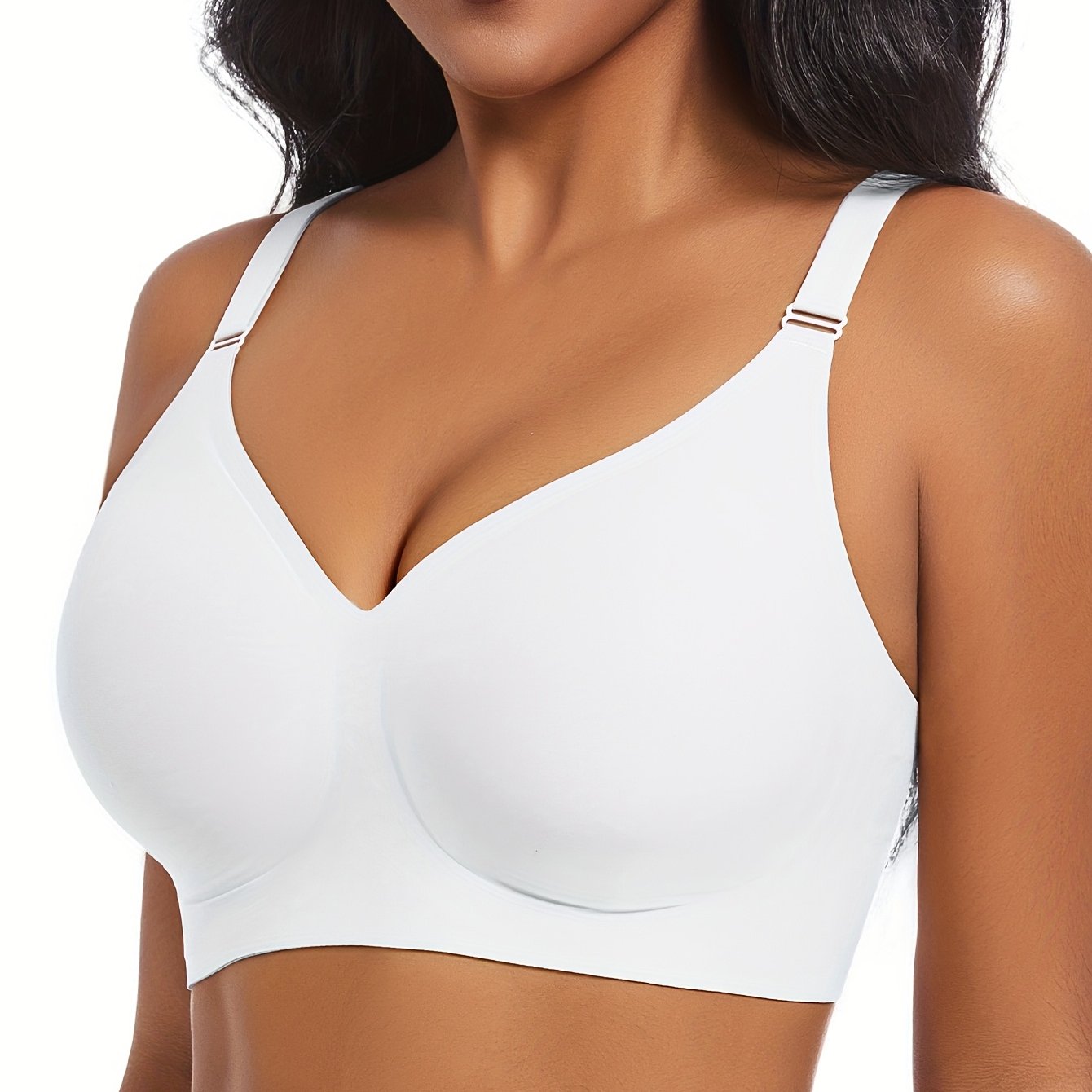 Women's Seamless Wireless Push-Up Bra for Comfort and Support