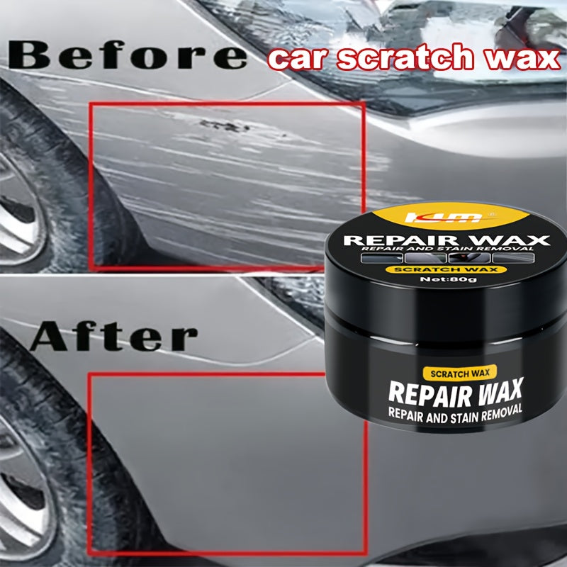 Car Scratch Repair Wax 80g Paint Polishing Glaze for All Vehicles