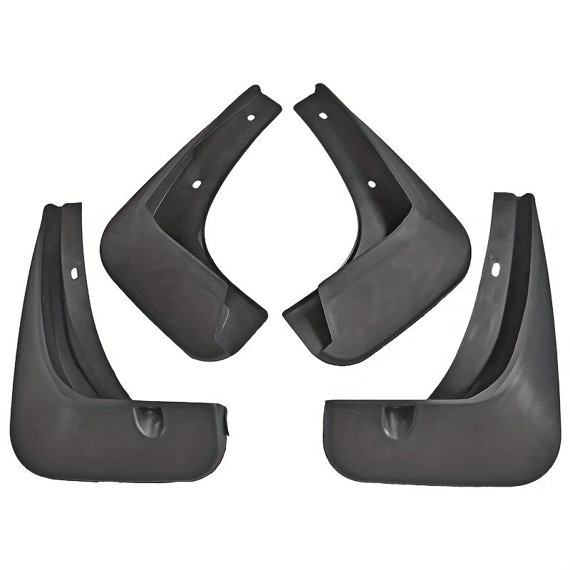 Car Mud Flaps Set Durable Scratch-Proof Fender Mudguards for Front and Rear Wheels