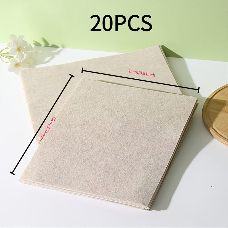 Set of 50 Luffa Rag Cleaning Cloths 20-Pack Non-Oil Stick Polyester Kitchen Towels