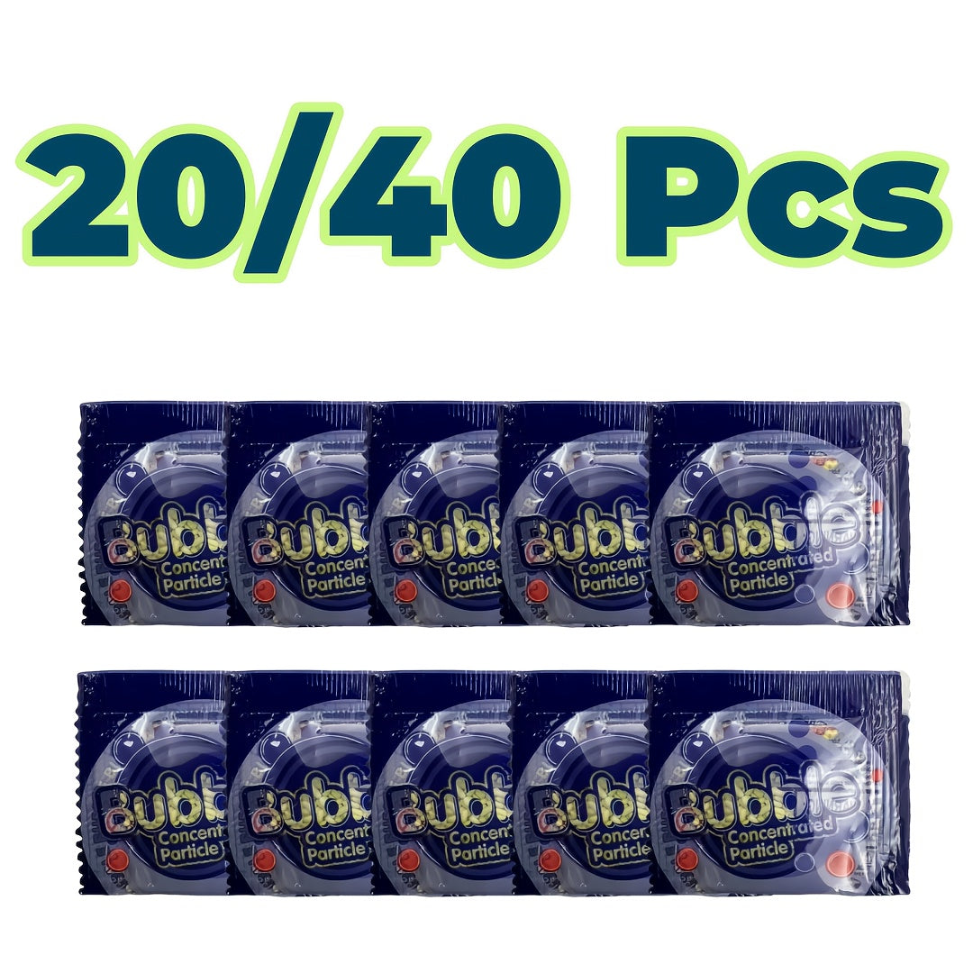 Lemon Yellow Water-Soluble Bubble Concentrate Pellets for Bubble Guns and Machines 20/40 Pack