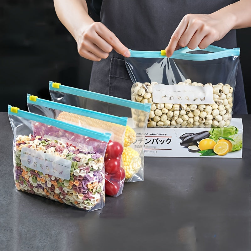 Vacuum Food Storage Bag with Zipper Seal for Refrigerator and Freezer