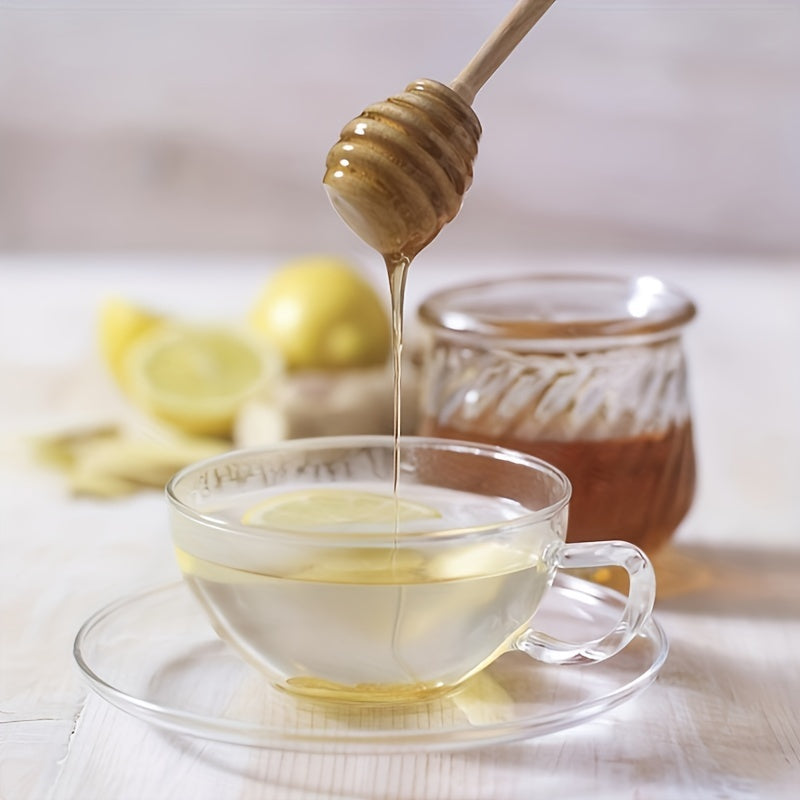 Мини-набор деревянных ложек для меда из 10 штук, длиной 30 или 50 см, кухонные принадлежности