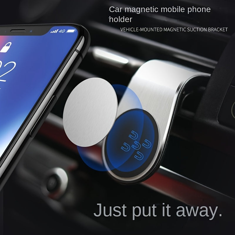 Magnetic Car Phone Holder Folding Mount for Smartphones 360° Rotation