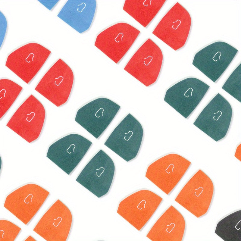 4Pcs Car Interior Door Switch Stickers Set for Model 3 Decoration Accessories