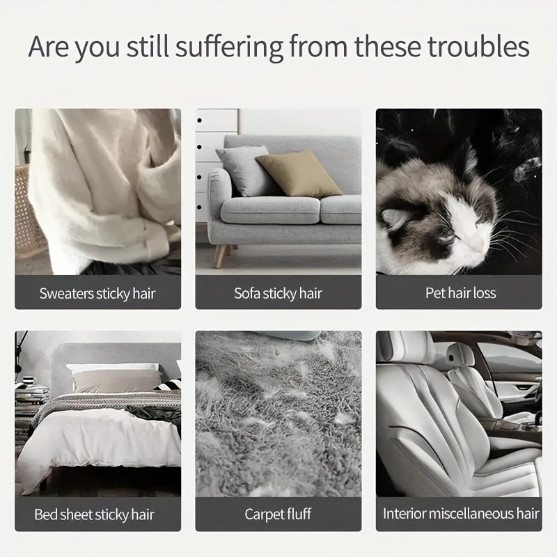 Reusable Plastic Lint Remover Brush for Clothing Upholstery Pet Hair Static Dust Tool