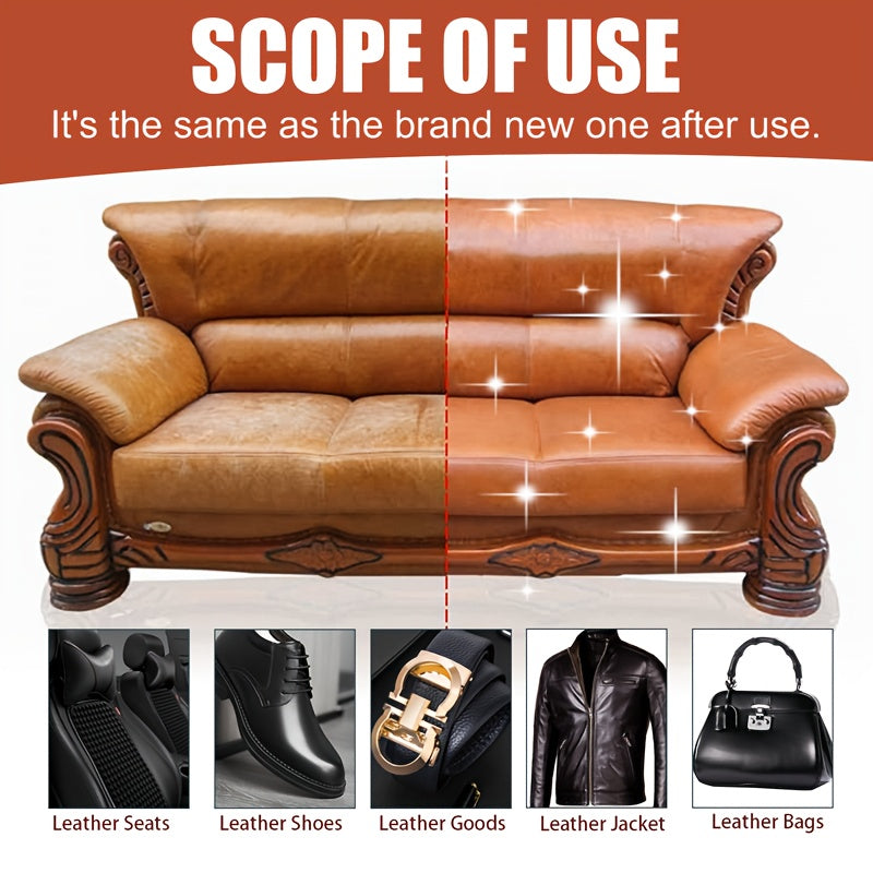 Spray de barnizado de cuero para coches, muebles, zapatos y bolsos