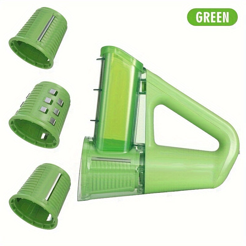 Electric Handheld Vegetable Chopper Slicer with Stainless Steel Blades USB Rechargeable