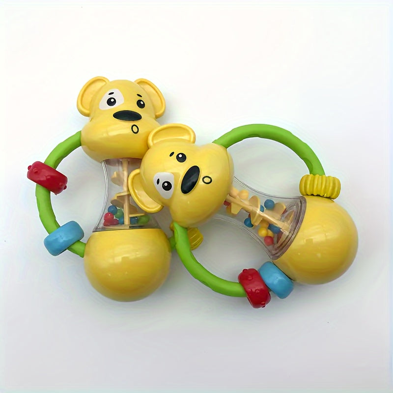 Children's Interactive Vibrating Toy Yellow ABS Handheld Sensory and Grip Strength Tool