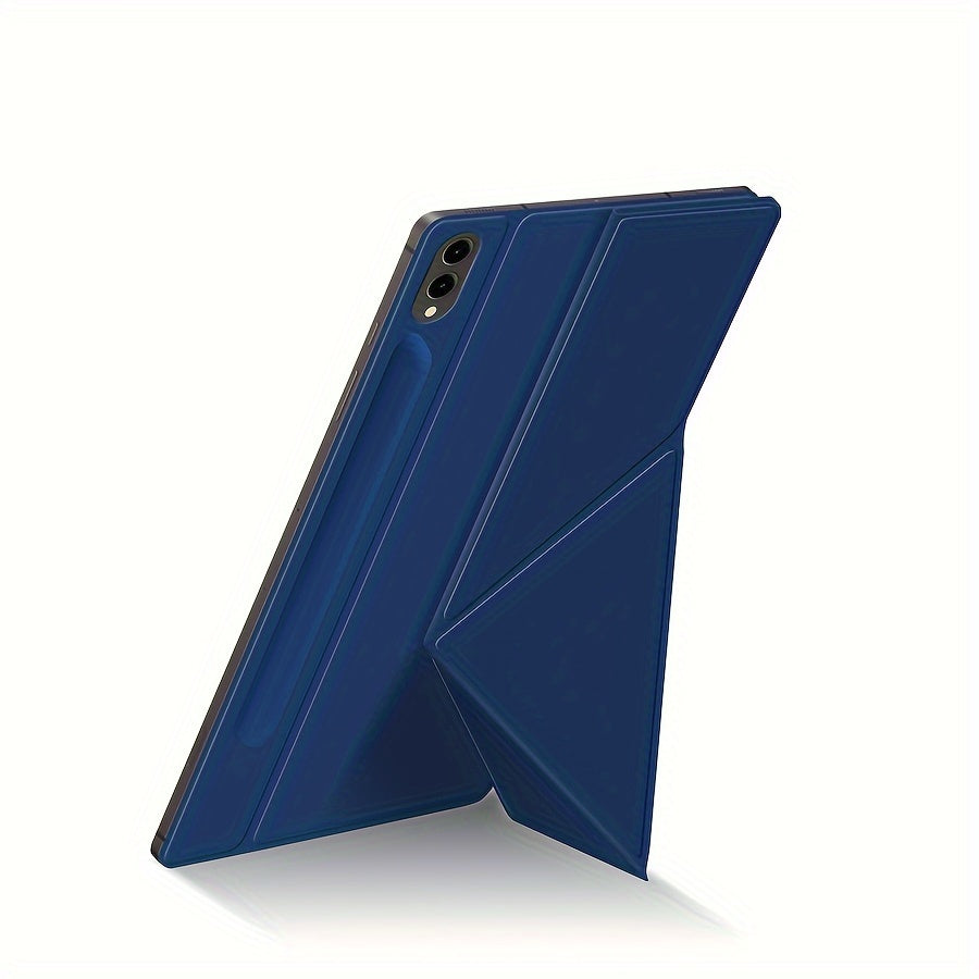 Faux Leather Tablet Cover for Samsung Galaxy Tab S9+ and S9 FE+ with Magnetic Closure and Adjustable Stand