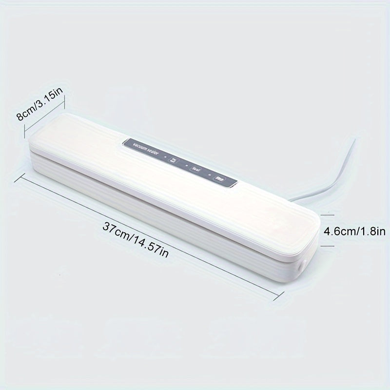 Yevropa Standarti Kichik Portativ Vacuum Qoplash Mashinasi, ichida kesgich bilan, yangi saqlash va siqish qadoqlash uchun, Vacuum Qoplash Sumkasi bilan birga