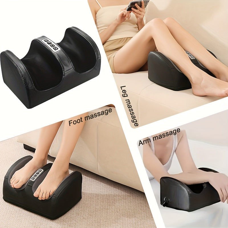 Full Body Massager with Kneading Heating and Timer for Legs Feet Arms