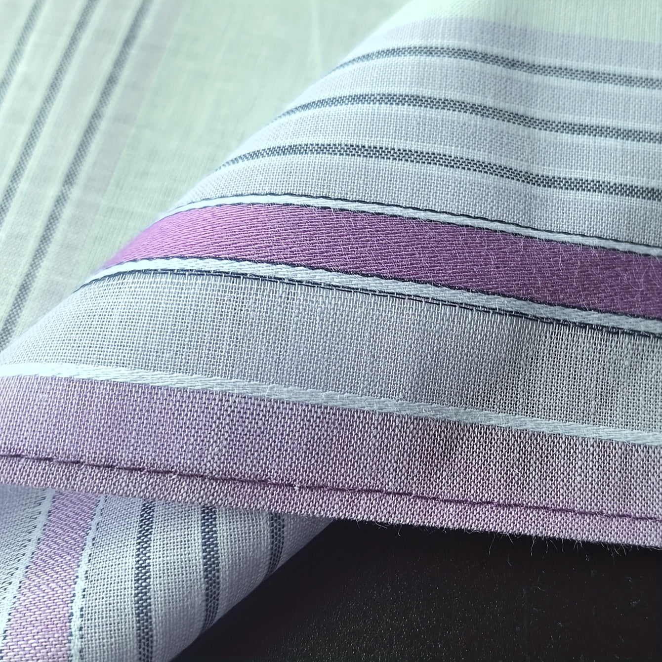 Erkaklar va ayollar uchun chiziqli dizayndagi 6 ta paxta sharf to'plami