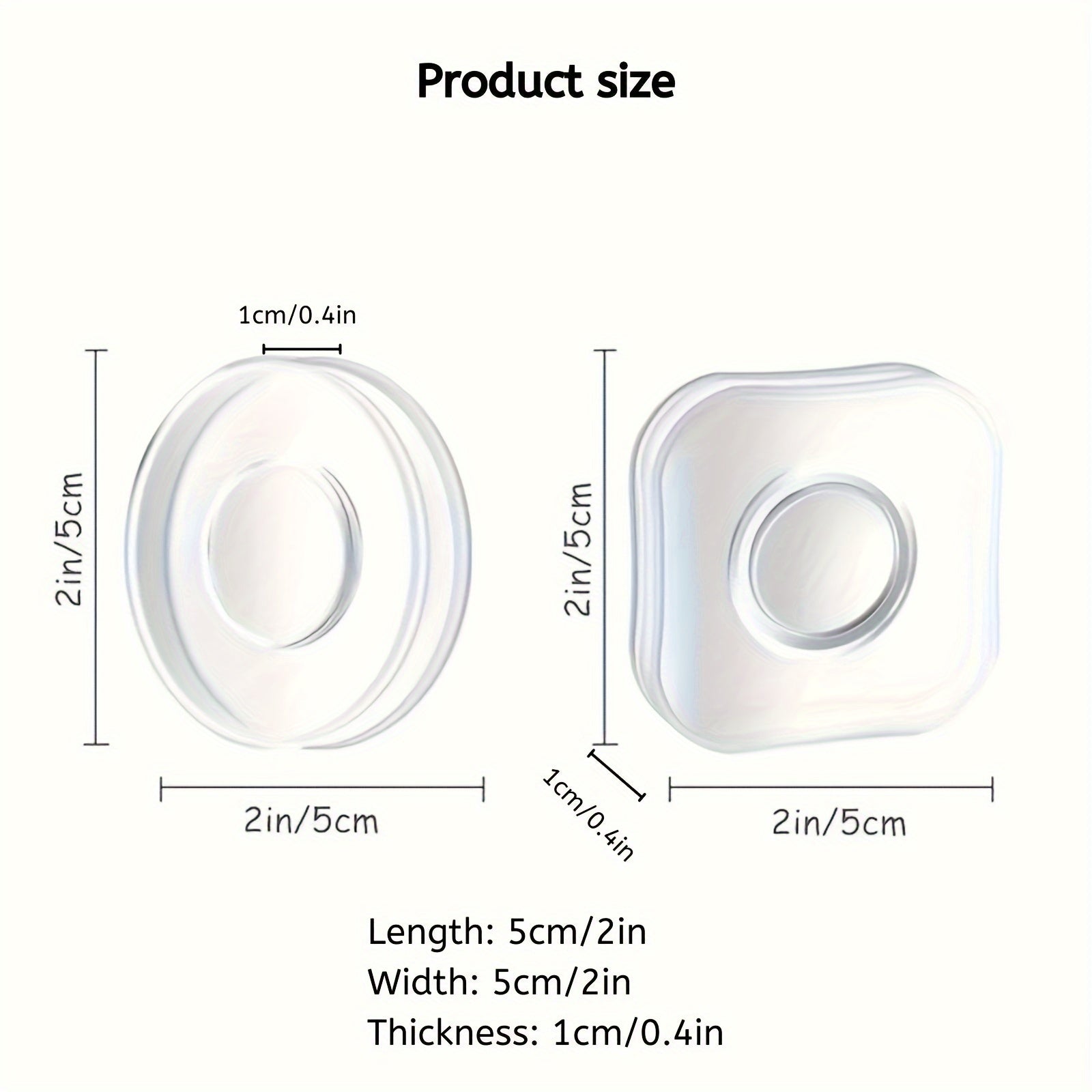 Reusable Nano Gel Pad Car Phone Holder and Magic Sticker for Home and Office