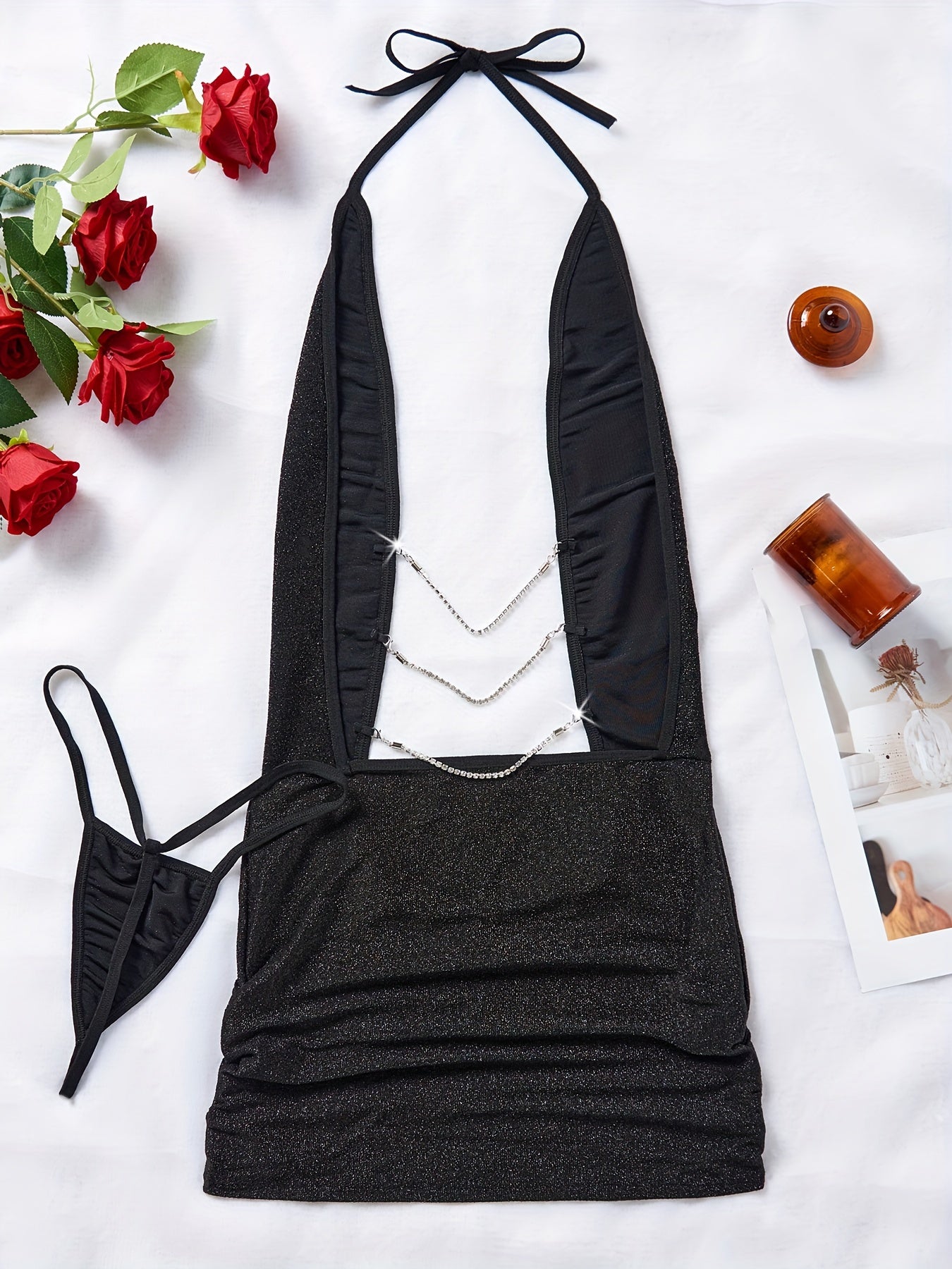 Sexy Lingerie Set with Dress Accessories for Women