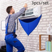3-piece Air Conditioner Cleaning Kit with hose nozzle cover for split units maintenance