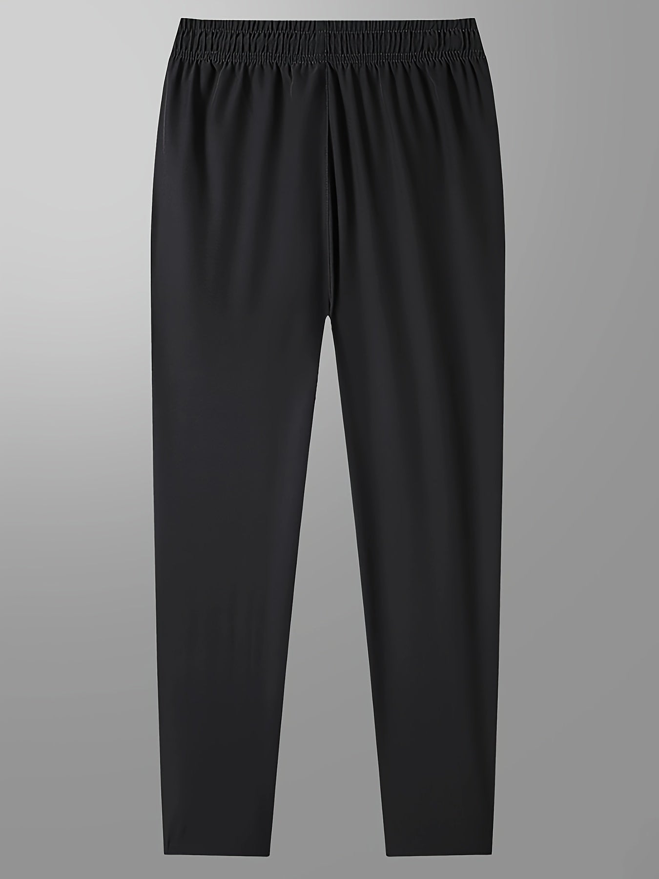 Pantalones deportivos casuales de verano para hombre, transpirables, de poliéster, corte regular, con cremallera y estampado