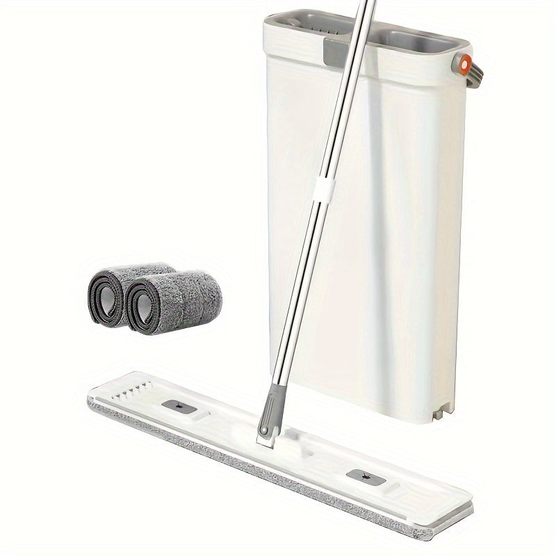 Комплект для уборки и мытья полов «Все в одном» с ведром: не требует электричества, идеально подходит для чистки полов.