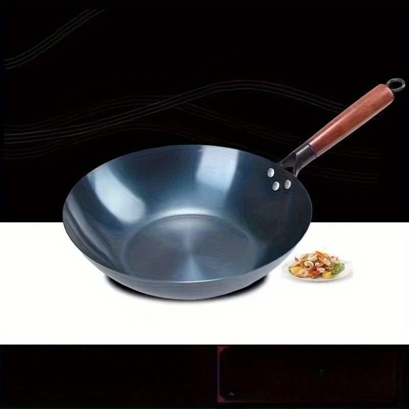 Cast Iron Skillet Non-Stick Smokeless Pan with Ergonomic Handle for Cooking Eggs Steaks