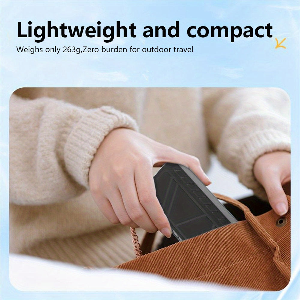 Portable Handheld Fan with Rechargeable Lithium Battery USB Charging for Outdoor Use