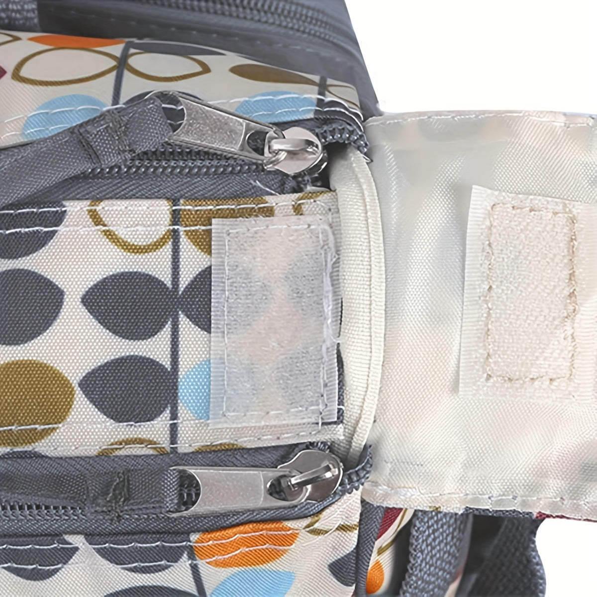 Set of Five Diaper Bags for Moms Large Capacity Shoulder Crossbody Printed Bear