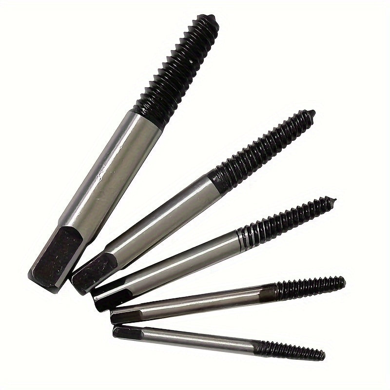 Karbon po'lat vintni chiqaruvchi to'plam 5 yoki 6 ta qism, ikki tomonlama buzilgan vintni olib tashlash uchun