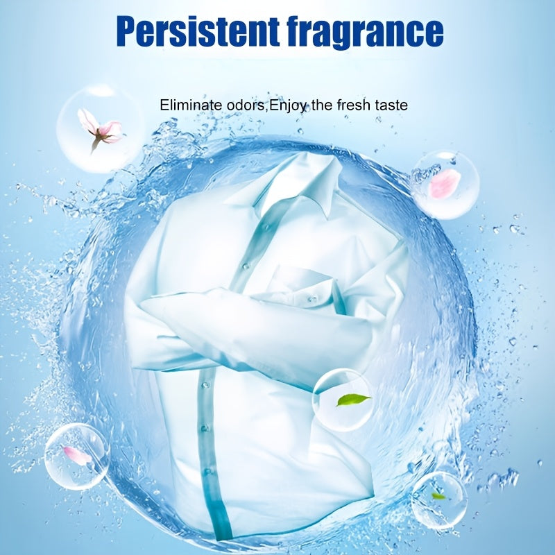 Hojas de detergente para ropa con eliminación de manchas y aroma fresco para hogar, viajes en RV, livianas y portátiles