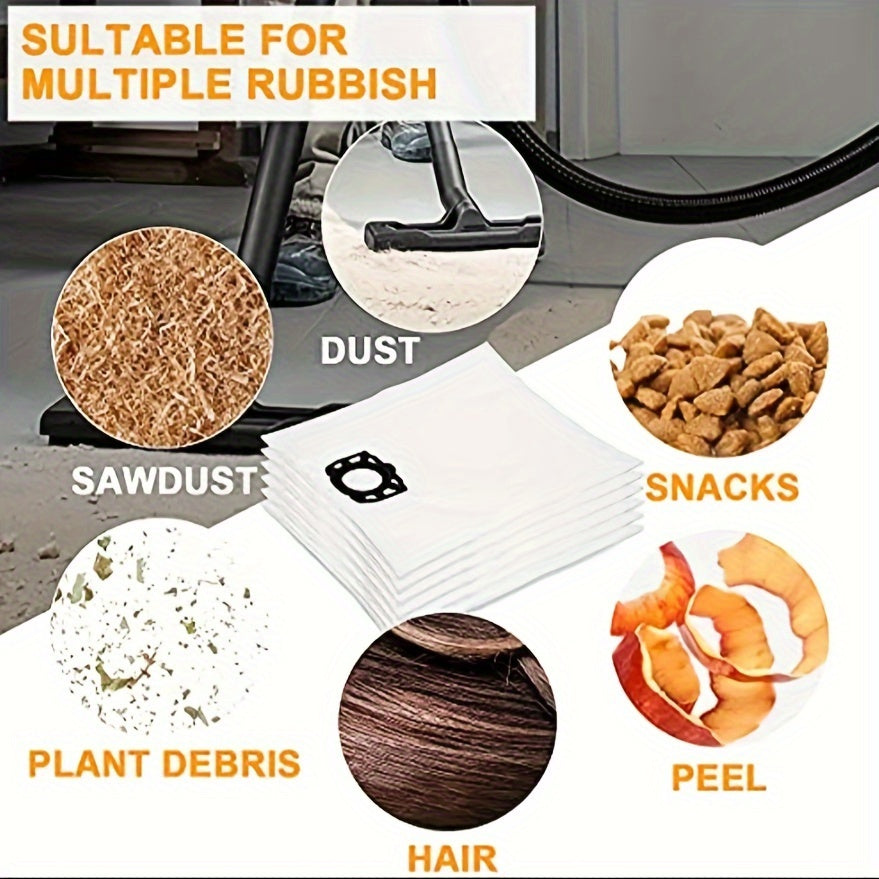 Replacement Silicone Filter Bags for Vacuum Cleaners WD4 WD5 WD6 MV4 MV5 MV6