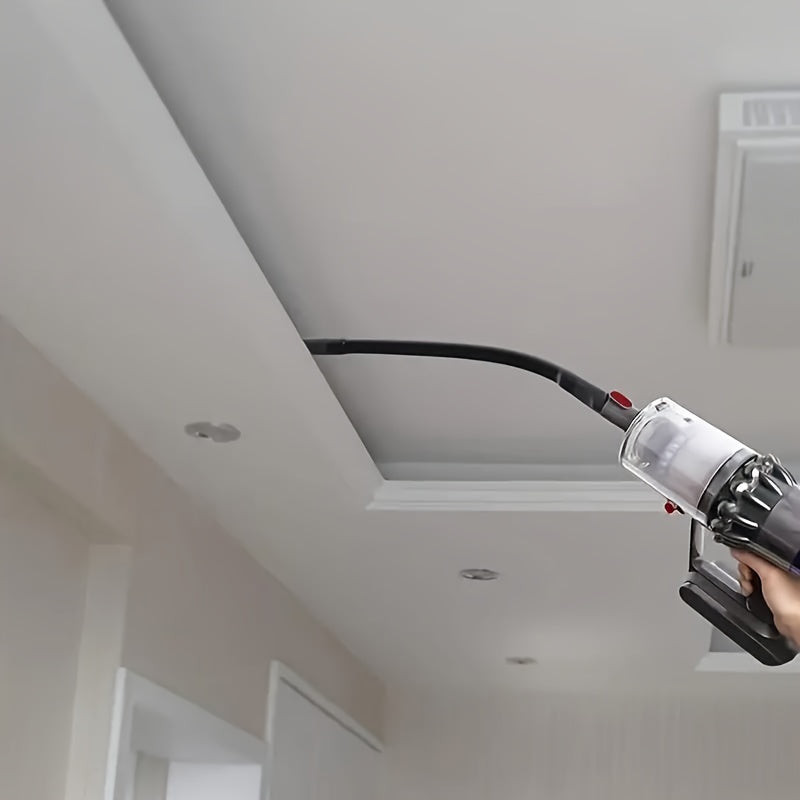 Dyson V7/V8/V10/V11 uchun kuchaytirilgan so'rish kirish imkoniyati bilan mos keladigan egiluvchan silikon nozzle boshli almashtirish yoriq asbobi