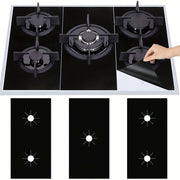Gas Stove Protective Cover Set with Anti-Fouling Oil-Proof Pads and Cleaning Pads