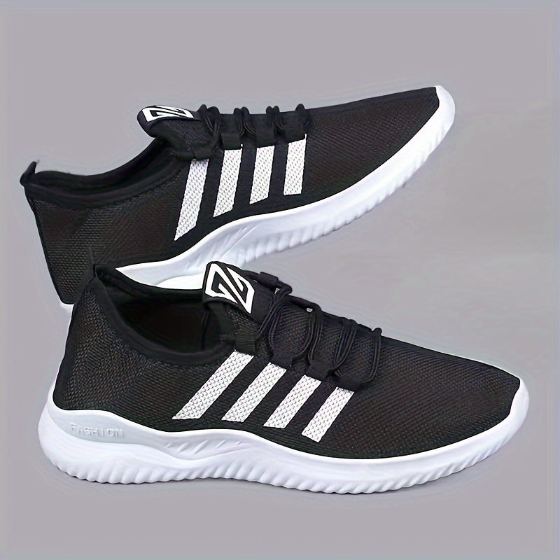 Men's Breathable Casual Sneakers Slip-On Canvas Low Top All-Season Durable PVC Sole