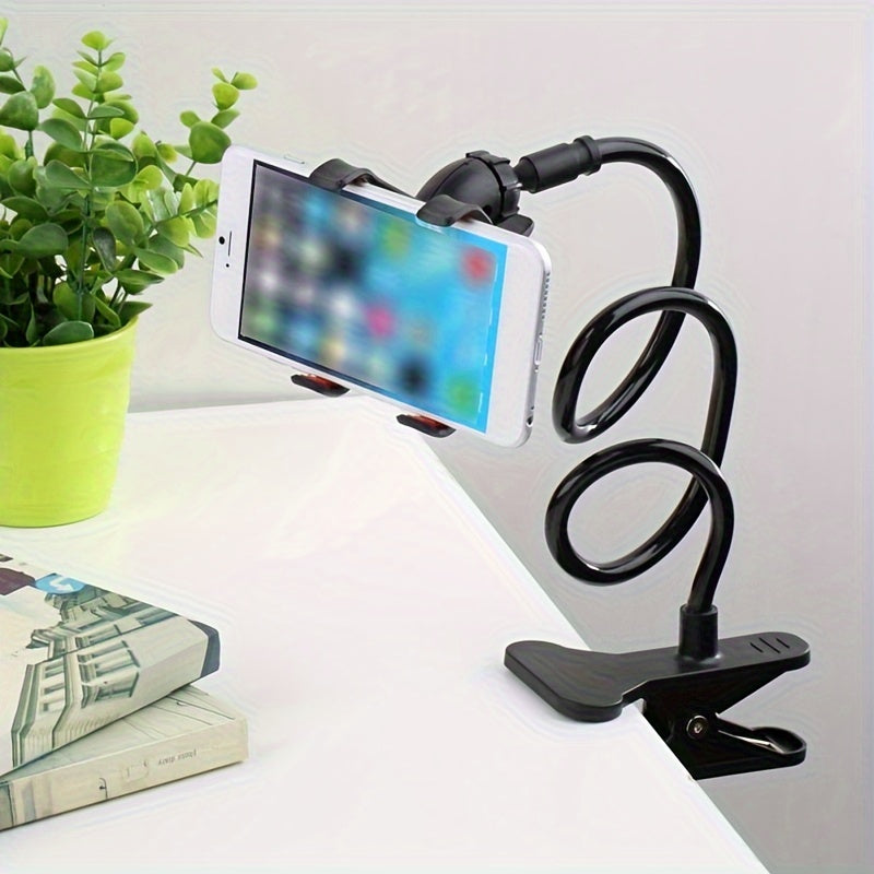 Long Neck Mobile Phone Holder for Desktop Bedside Use Waterproof ABS