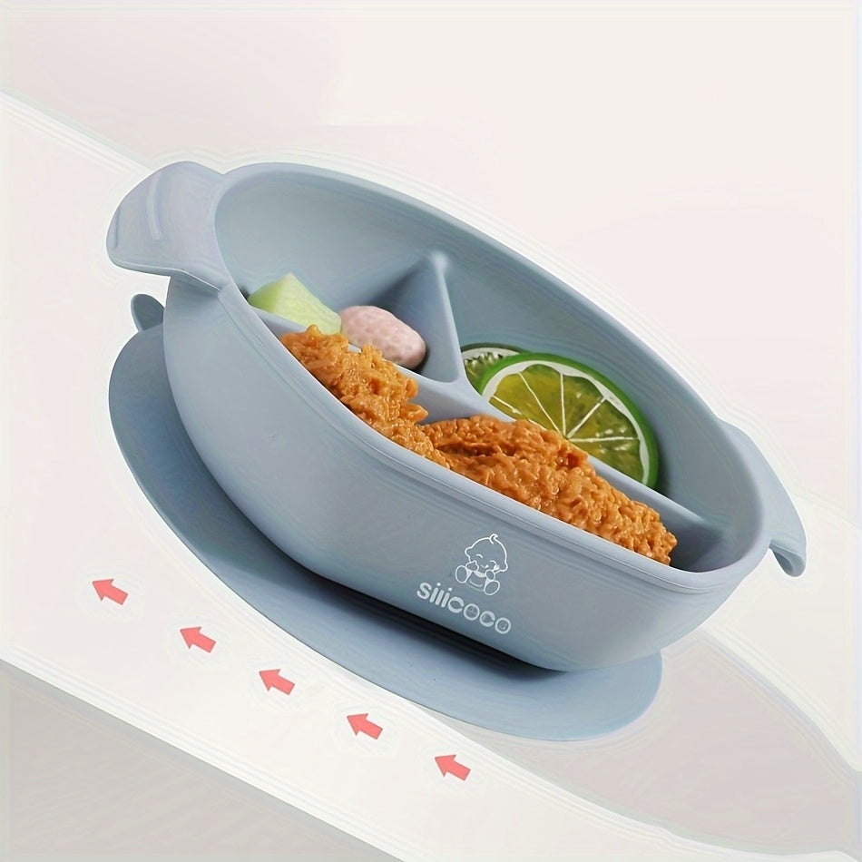 Ushbu ovqat idishi oziq-ovqat darajasidagi silikondan tayyorlangan bo'lib, o'rgatish va stol anjomlari uchun ideal hisoblanadi. U BPA dan xoli va mikroto'lqinli pechda, idish-tovoq yuvish mashinasida va pechda xavfsiz ishlatilishi mumkin.