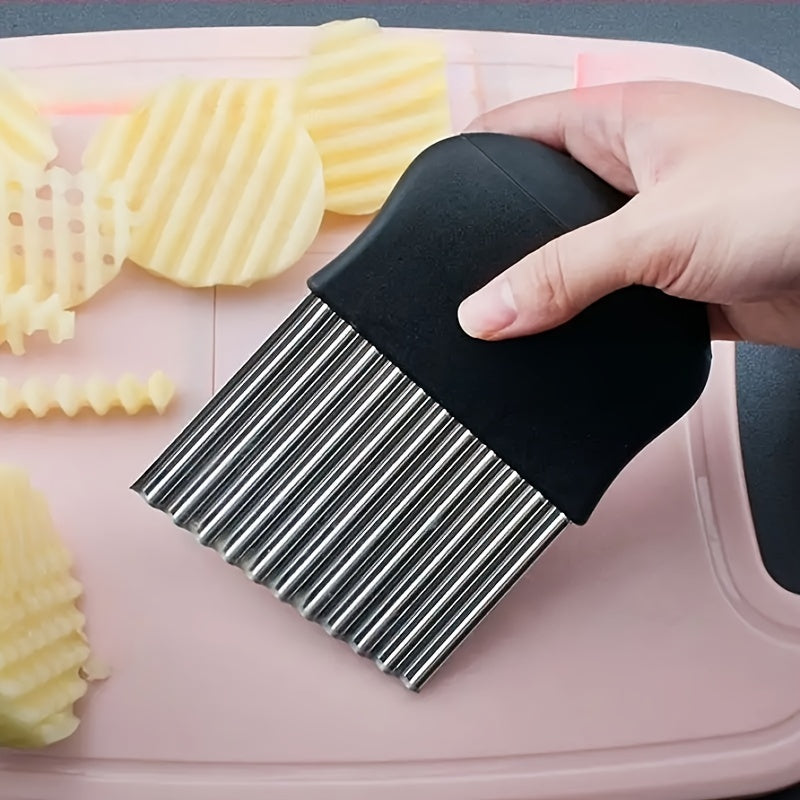 Ko‘p funksiyali zanglamaydigan po‘latdan yasalgan oshxona pichog‘i, kartoshka bo‘laklagich, to‘lqinli kesuvchi