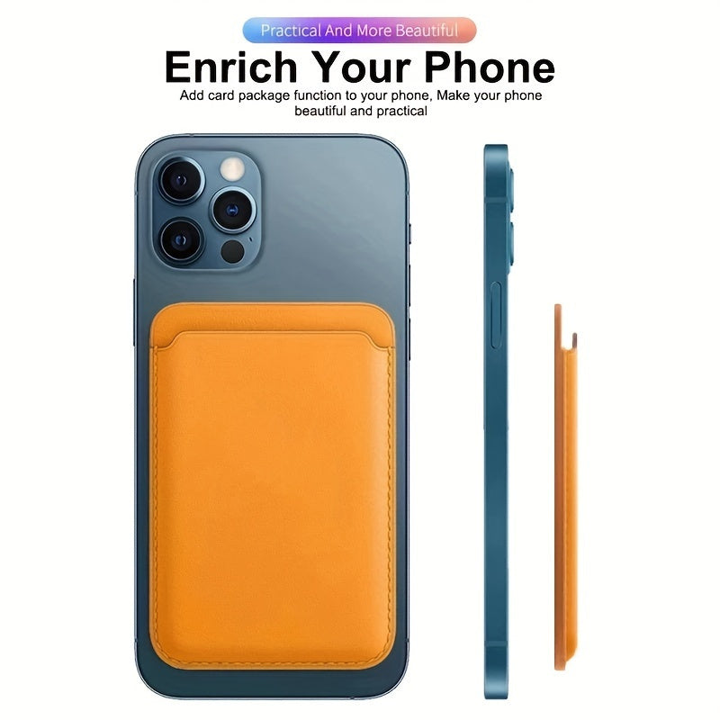 Premium Faux Leather Magnetic Wallet Case for iPhone 12-16 with Card Holder Slot