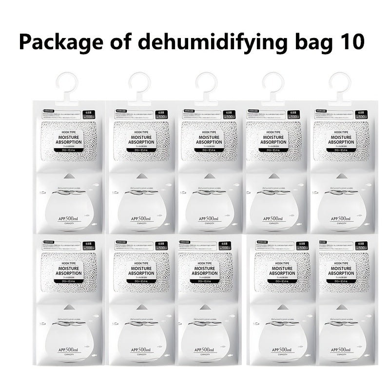 Dehumidifier Bags for Dorms and Wardrobes Pack of 10 or 20 Bags